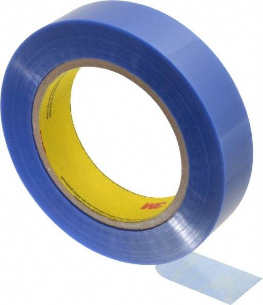 3M - 1" Wide x 72 Yd Long Blue Polyester Film Painter's Tape - Series 8902, 3.5 mil Thick, 46 In/Lb Tensile Strength - Best Tool & Supply