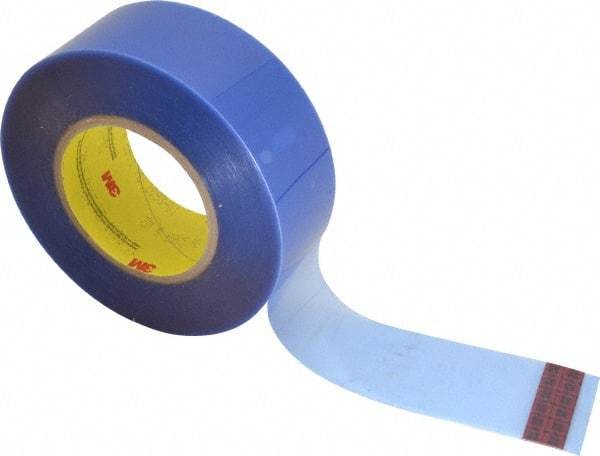 3M - 2" Wide x 72 Yd Long Blue Polyester Film Painter's Tape - Series 8905, 6.5 mil Thick, 110 In/Lb Tensile Strength - Best Tool & Supply