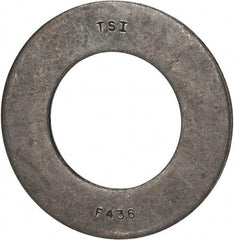 Value Collection - 2" Screw, Grade 8 Alloy Steel SAE Flat Washer - 2-1/8" ID x 3-3/4" OD, 0.196" Thick, Plain Finish - Best Tool & Supply