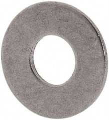 Value Collection - #2 Screw, Grade 2 Steel SAE Flat Washer - 3/32" ID x 7/32" OD, 0.021" Thick, Plain Finish - Best Tool & Supply