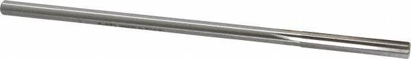 Alvord Polk - 0.2362" Cobalt 6 Flute Chucking Reamer - Straight Flute, 0.2265" Straight Shank, 1-1/2" Flute Length, 6" OAL - Best Tool & Supply