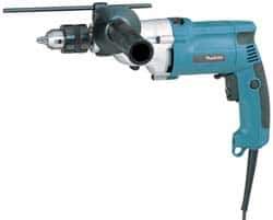 Makita - 120 Volt 3/4" Keyed Chuck Electric Hammer Drill - 0 to 24,000 BPM, 0 to 2,900 RPM, Reversible - Best Tool & Supply