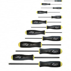 Bondhus - Hex Driver Sets Tool Type: Ball End Size Range (Inch): 0.050 - 3/8 - Best Tool & Supply