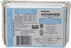 Philips Advance - 1 or 2 Lamp, 120-277 Volt, 0.21 to 0.78 Amp, 0 to 39, 40 to 79 Watt, Programmed Start, Electronic, Nondimmable Fluorescent Ballast - 0.80, 0.85, 0.93, 0.94, 0.95, 0.96, 0.97, 0.98, 1.00 Ballast Factor - Best Tool & Supply