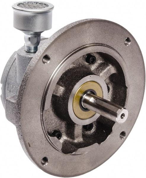 Gast - 1.7 hp Reversible Flange Air Actuated Motor - 0:00 Gear Ratio, 3,000 Max RPM, 1.181" Shaft Length - Best Tool & Supply