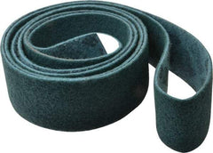 3M - 3" Wide x 132" OAL, Talc Abrasive Belt - Talc, Nonwoven, Series SC-BL - Best Tool & Supply