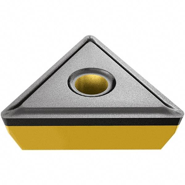 Iscar - CCMT3-0 Grade IC20N Carbide Turning Insert - Uncoated, 80° Diamond, 3/8" Inscr Circle, 5/32" Thick, 0.0079" Corner Radius - Best Tool & Supply