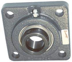 Browning - 1-1/2" ID, 5-1/8" OAL x 5-1/8" OAH 4-Bolt Flange - 4,467 Lb Static Cap, 7,340 Lb Dyn Cap, 4" Btw Mnt Hole Ctrs, Cast Iron - Best Tool & Supply