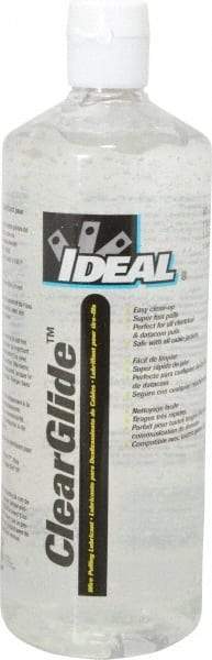 Ideal - 1 Quart Squeeze Bottle, Clear Wire Pulling Lubricant Gel - 30 to 180°F, RoHS Compliant, UL Listed - Best Tool & Supply