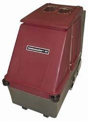 Minuteman - 20" Cleaning Width, 105" Water Lift, Walk Behind Carpet Extractor - 100 CFM Air Flow, 2 hp, 25 Gal Tank Capacity, 25 Gal Tank Recovery Capacity, 100 Pump psi - Best Tool & Supply