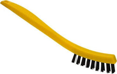 Rubbermaid - 0.6" Bristle Length, Polypropylene Scrub Brush - 8-1/2" OAL, Black, Plastic Block - Best Tool & Supply