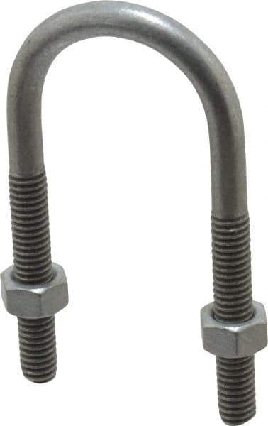 Cooper Crouse-Hinds - Malleable Iron Rigid U-Bolts - 1" Rigid, Electrogalvanized Finish - Best Tool & Supply