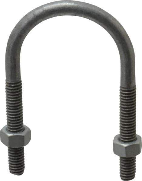 Cooper Crouse-Hinds - Malleable Iron Rigid U-Bolts - 1-1/4" Rigid, Electrogalvanized Finish - Best Tool & Supply