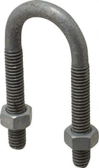 Cooper Crouse-Hinds - Malleable Iron Rigid U-Bolts - 1/2" Rigid, Electrogalvanized Finish - Best Tool & Supply