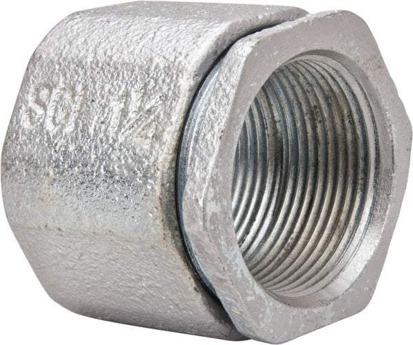 Cooper Crouse-Hinds - 1-1/4" Trade, Malleable Iron Threaded Rigid/Intermediate (IMC) Conduit Coupling - Noninsulated - Best Tool & Supply