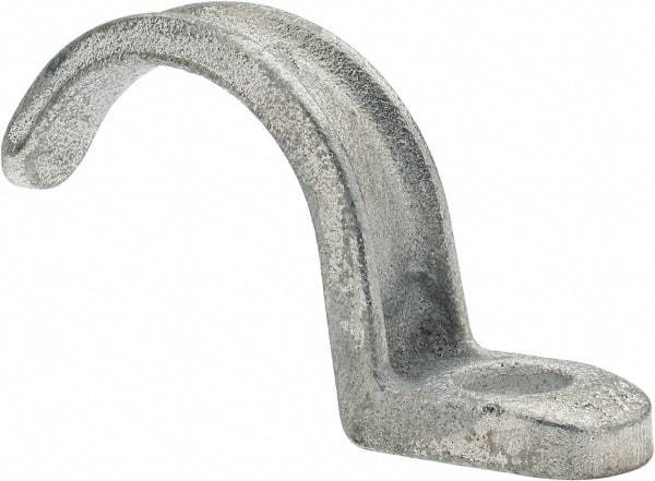 Cooper Crouse-Hinds - 1-1/4" Pipe, Malleable Iron, Conduit Clamp - 1 Mounting Hole - Best Tool & Supply