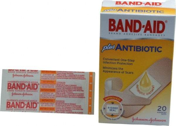 Johnson & Johnson - General Purpose Self-Adhesive Bandage - Antibiotic - Best Tool & Supply