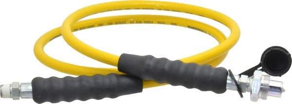 Enerpac - 1/4" Inside Diam x 3/8 NPT 6' Hydraulic Pump Hose - 10,000 psi, CH-604 Opposite End, Thermoplastic - Best Tool & Supply