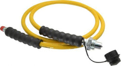 Enerpac - 1/4" Inside Diam x 1/4 NPT 6' Hydraulic Pump Hose - 10,000 psi, CH-604 Opposite End, Thermoplastic - Best Tool & Supply