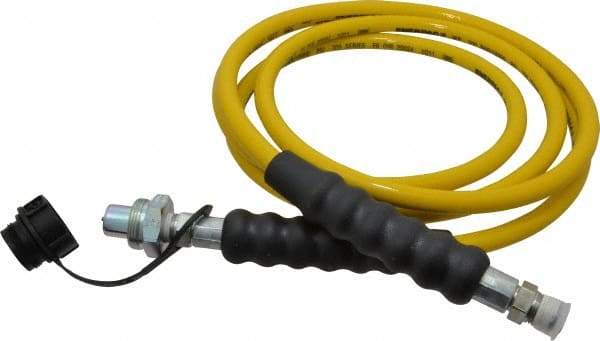 Enerpac - 1/4" Inside Diam x 3/8 NPT 10' Hydraulic Pump Hose - 10,000 psi, CH-604 Opposite End, Thermoplastic - Best Tool & Supply