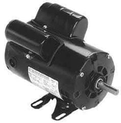 Marathon Electric - 5 Max hp, 3,450 Max RPM, Electric AC DC Motor - 230 V Input, Single Phase, 56H Frame, 0.62" Shaft Diam - Best Tool & Supply