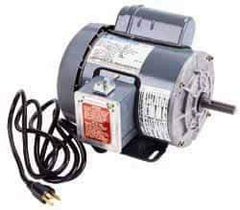 Marathon Electric - 3/4 Max hp, 1,725 Max RPM, Electric AC DC Motor - 115/208-230 V Input, Single Phase, 56 Frame, 0.62" Shaft Diam - Best Tool & Supply