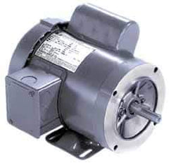 Marathon Electric - 3/4 Max hp, 1,140 Max RPM, Electric AC DC Motor - 115/208-230 V Input, Single Phase, 56C Frame, 0.62" Shaft Diam - Best Tool & Supply