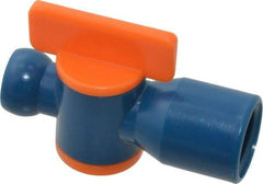 Loc-Line - 10 Piece, 1/4" ID Coolant Hose NPT Valve - Female to Female Connection, Acetal Copolymer Body, 1/4 NPT, Use with Loc-Line Modular Hose Systems - Best Tool & Supply