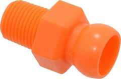 Loc-Line - 50 Piece, 1/4" Hose ID, Male to Female Coolant Hose Connector - 1/8" NPT, For Loc-Line Modular Hose Systems - Best Tool & Supply