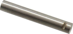 Eclipse - 2" Long x 19/64" Diam, Alnico Round Bar Magnet - Notched, 1,022°Fahrenheit Max Operating Temp - Best Tool & Supply