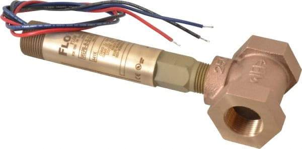 Dwyer - 2,000 psi, Brass Housing, Dwyer Flowtect Flow Switch - Model V6 - Best Tool & Supply