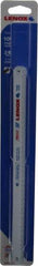 Lenox - 10" Long, 24 Teeth per Inch, Bi-Metal Hand Hacksaw Blade - Toothed Edge, 1/2" Wide x 0.023" Thick, Flexible - Best Tool & Supply