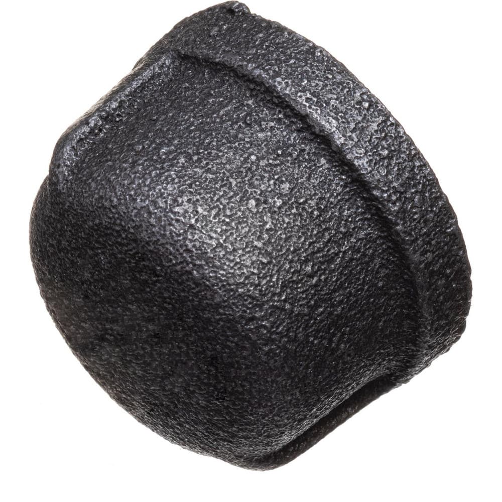 Black Pipe Fittings; Fitting Type: Round Cap; Fitting Size: 3/4″; Material: Malleable Iron; Finish: Black; Thread Standard: BSPT; Connection Type: Threaded; Lead Free: No; Standards: ASTM A197; BS EN 1562