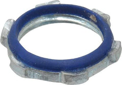 Cooper Crouse-Hinds - 1/2" Trade, Steel Threaded Rigid/Intermediate (IMC) Conduit Locknut - Noninsulated - Best Tool & Supply