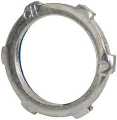 Cooper Crouse-Hinds - 1" Trade, Steel Threaded Rigid/Intermediate (IMC) Conduit Locknut - Noninsulated - Best Tool & Supply