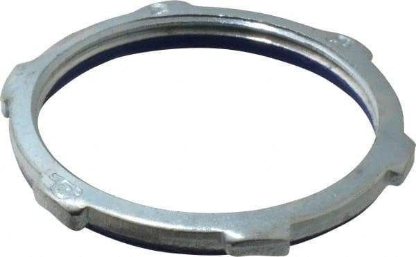 Cooper Crouse-Hinds - 2" Trade, Steel Threaded Rigid/Intermediate (IMC) Conduit Locknut - Noninsulated - Best Tool & Supply