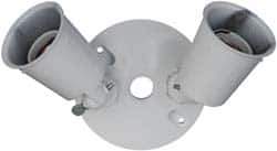 Cooper Crouse-Hinds - 3 Outlet, Powder Coat Finish, Round Noncorrosive Weatherproof Box Cover - 11" Long x 4-1/4" Wide x 5-1/8" High, Aluminum, UL Listed - Best Tool & Supply