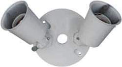 Cooper Crouse-Hinds - 3 Outlet, Powder Coat Finish, Round Noncorrosive Weatherproof Box Cover - 11" Long x 4-1/4" Wide x 5-1/8" High, Aluminum, UL Listed - Best Tool & Supply