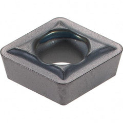 Kennametal - CPMT21.52 LF Grade KC5010 Carbide Turning Insert - TiAlN Finish, 80° Diamond, 1/4" Inscr Circle, 3/32" Thick, 1/32" Corner Radius - Best Tool & Supply