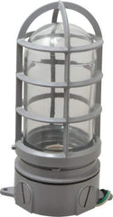 Cooper Crouse-Hinds - 120 Volt, 100 Watt, Incandescent Hazardous Location Light Fixture - Vaporproof, Corrosion & Heat Resistant, Aluminum Housing, 4-1/4" Wide x 8-7/8" High - Best Tool & Supply