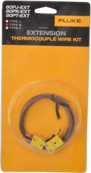 Fluke - Electrical Test Equipment Extension Wire Kit - Use with K-Type Thermometers - Best Tool & Supply