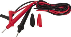 Fluke - Black/Red Electrical Test Equipment Leads - Use with General Purpose - Best Tool & Supply