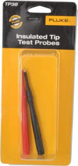 Fluke - Black/Red Electrical Test Equipment Probe Set - Use with Fluke 175, 177, 179 True RMS Digital Multimeters, Fluke 287, 289 True-RMS Industrial Logging Multimeters, Fluke 705 Loop Calibrators - Best Tool & Supply