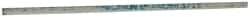 Precision Brand - 12" Long x 5/16" High x 3/16" Wide, Zinc-Plated Key Stock - Low Carbon Steel - Best Tool & Supply