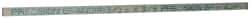 Precision Brand - 12" Long x 3/8" High x 3/16" Wide, Zinc-Plated Key Stock - Low Carbon Steel - Best Tool & Supply