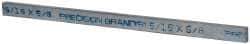 Precision Brand - 12" Long x 5/8" High x 5/16" Wide, Zinc-Plated Key Stock - Low Carbon Steel - Best Tool & Supply