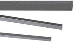 Precision Brand - 12" Long, Plain Key Stock Assortment - Low Carbon Steel - Best Tool & Supply