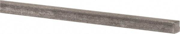 Precision Brand - 12" Long x 3/16" High x 3/16" Wide, Plain Key Stock - Low Carbon Steel - Best Tool & Supply