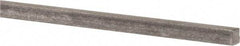 Precision Brand - 12" Long x 3/16" High x 3/16" Wide, Plain Key Stock - Low Carbon Steel - Best Tool & Supply