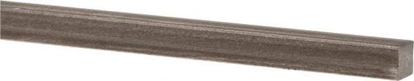 Precision Brand - 12" Long x 1/4" High x 1/4" Wide, Plain Key Stock - Low Carbon Steel - Best Tool & Supply